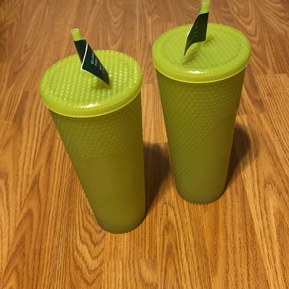 Starbucks Glow In The Dark Venti “Lemon Grass Bling” - Picture 2 of 2